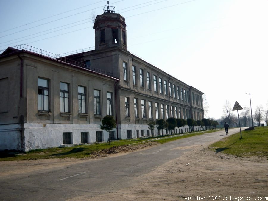 г. Рогачев. Школа N2.Конец апреля 2009 года