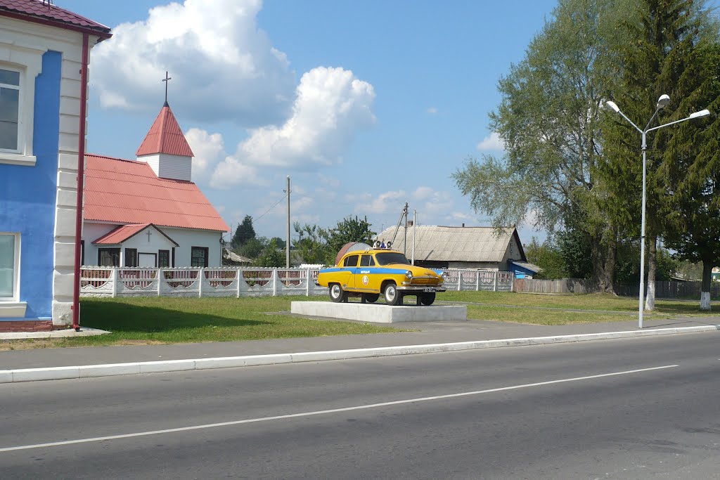 Police monument / Gojniki / Belarus