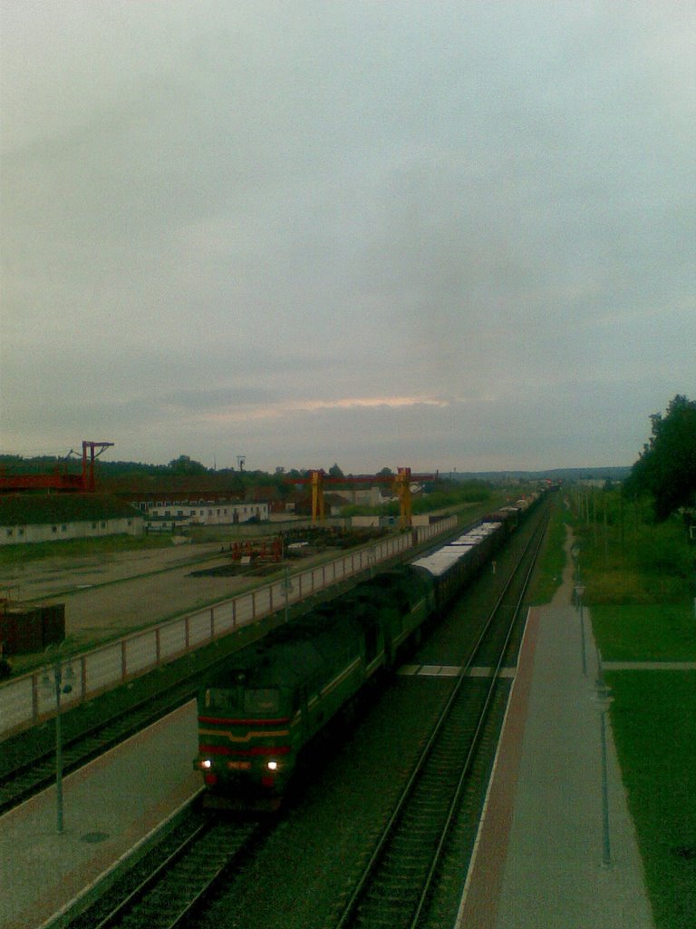 Vaukaviszk-Gorad állomás / Станция Волковыск-Город, 2008