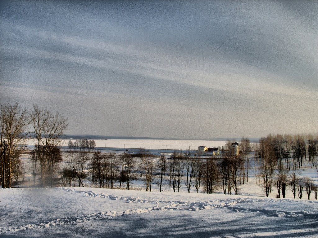 Зельва. Вид на водохранилище