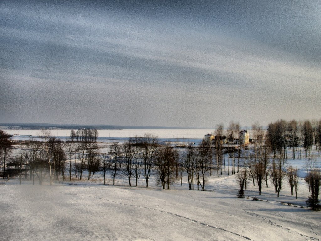 Зельва. Вид на трассу