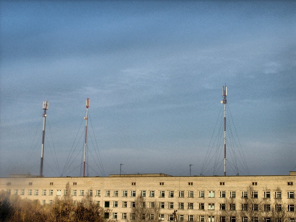 3 вышки в Зельве: МТС, Велком, Лайф