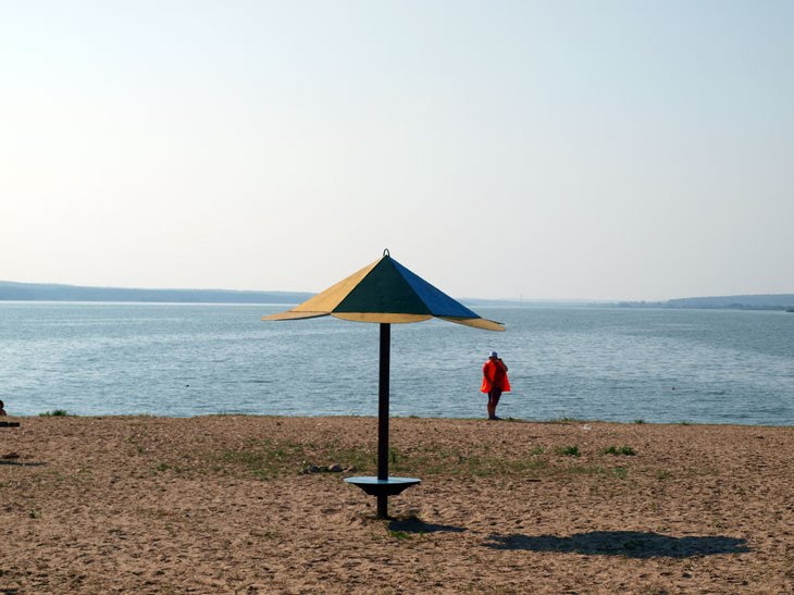 Летнее утро на Зельвинском водохранилище