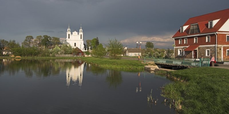 Church in Iwye / Костёл в Ивье