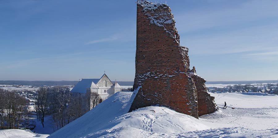 Novogrudok Castle Ruins and Farny Church