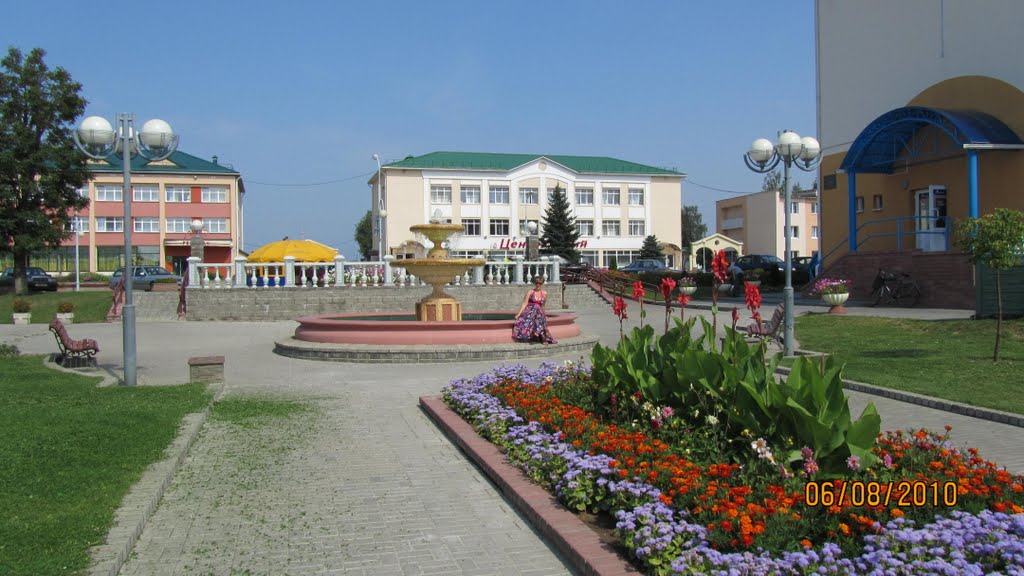 Фонтан в Островце
