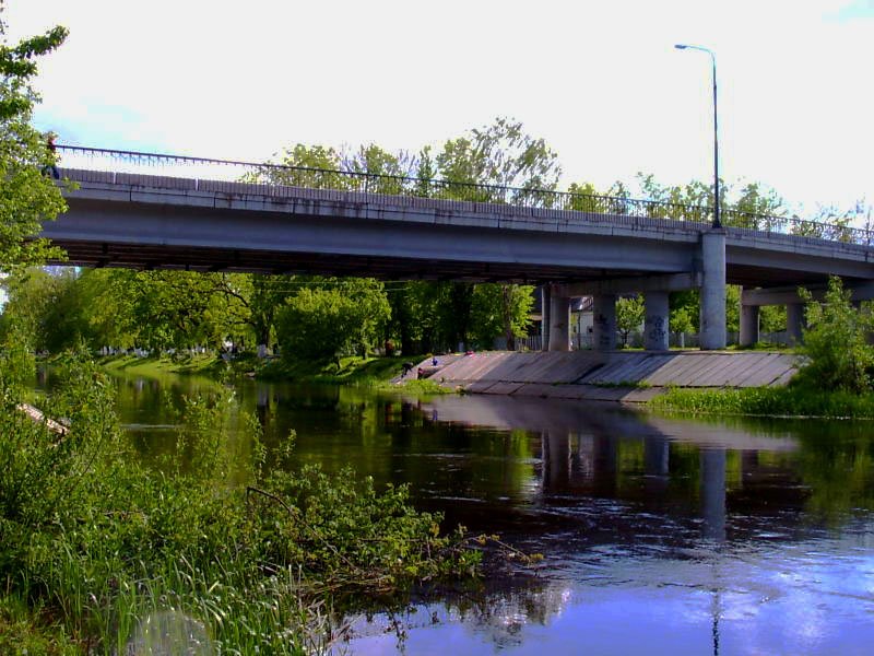 River ShСhara, Slonim. Belarus