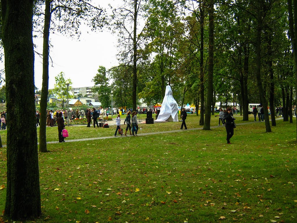 Перад адкрыццём помніка. Дзень беларускага пісьменства (Before the opening of the monument. Day of Belarusian Written Language)