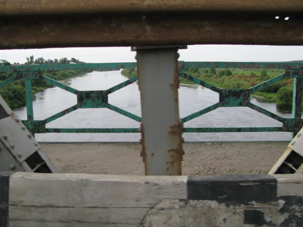 on the bridge