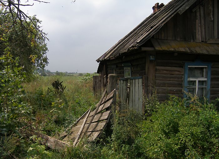 Бобр, заброшенная хата