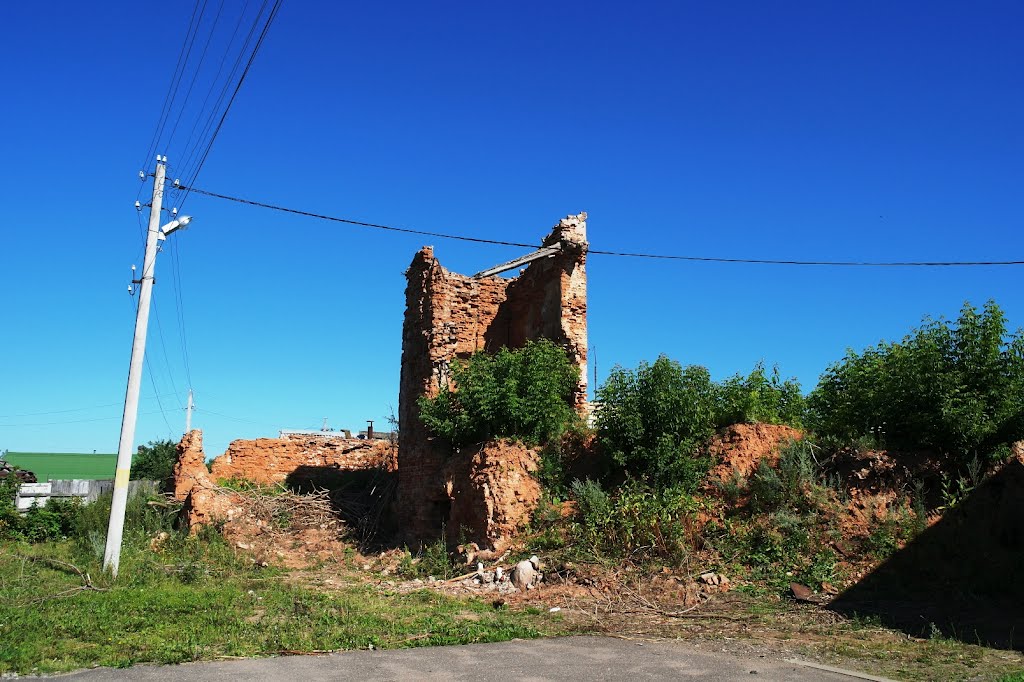 Руины борисовской тюрьмы