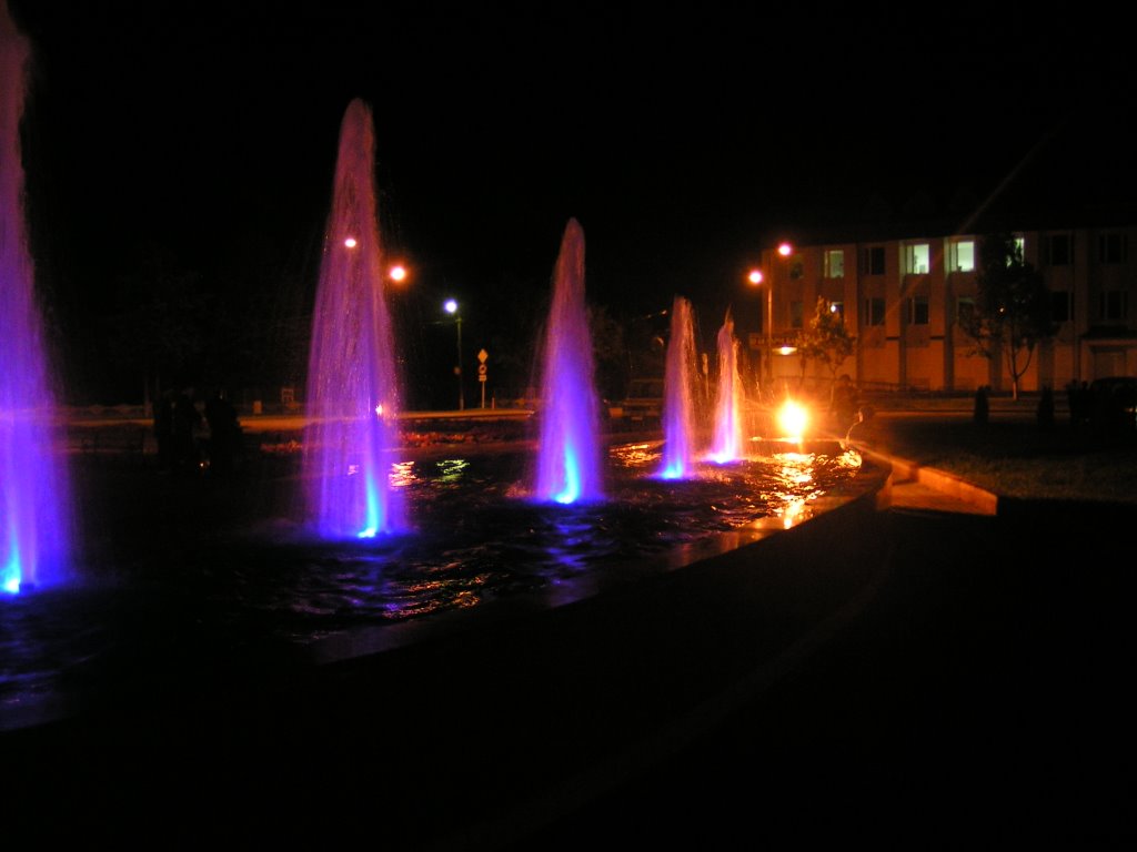 Fountain in Vileyka. Фонтан в Вилейке.