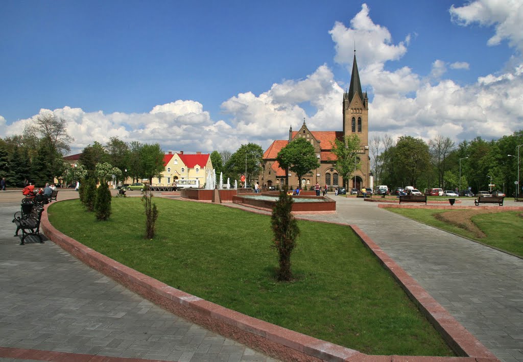 Вилейка, центральная площадь