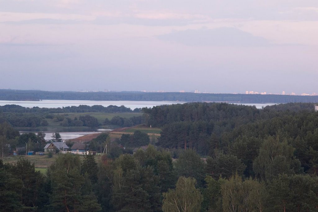 Лясы, Менскае мора і Менск, forest, Miensk sea and Miensk