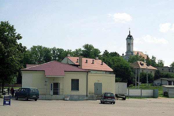 Выгляд на касьцёл Раства Найсьвяцейшай Панны Марыі XVIII ст.
