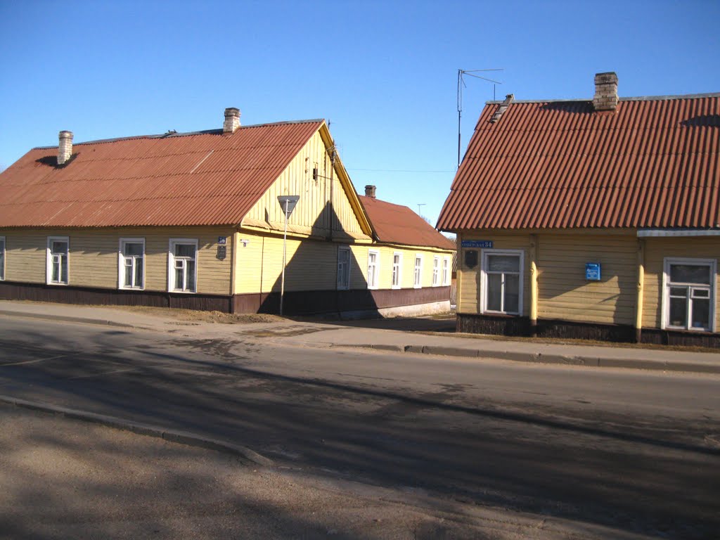 Historic houses in Sovetskaya St., Zaslavl
