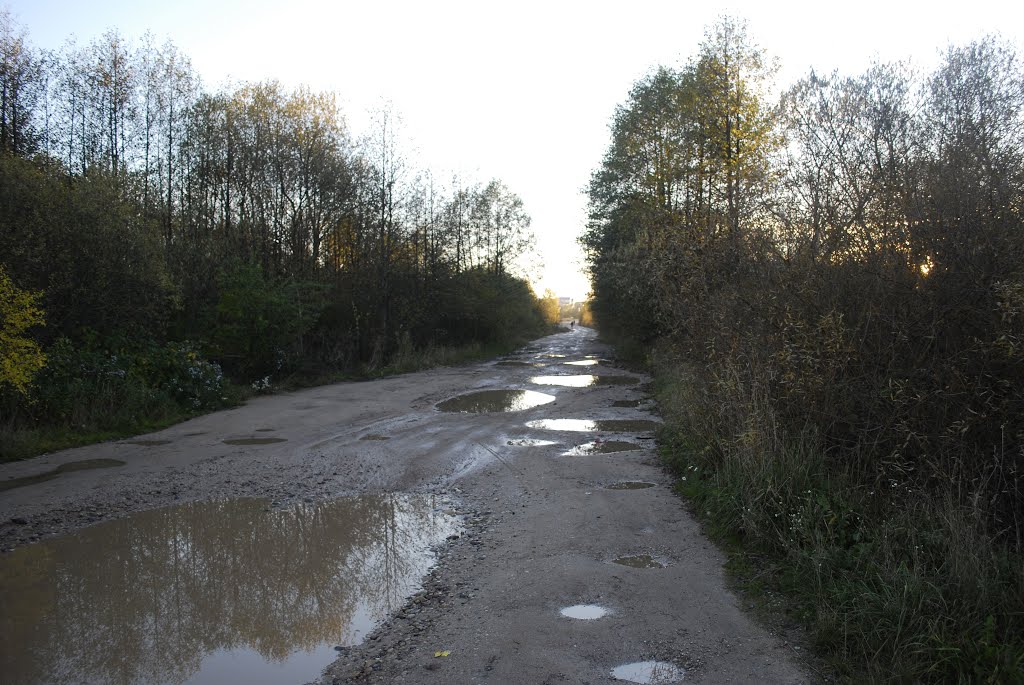 Zaslavl, old street, Belarus
