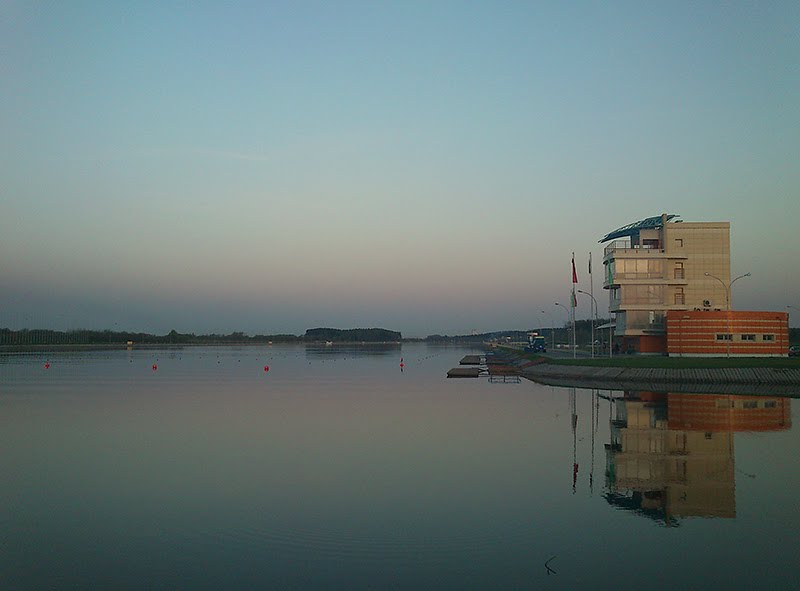 Rowing canal, Zaslawye, Belarus