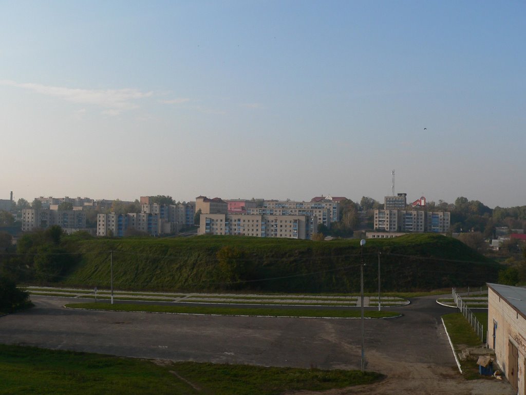 Замковая гора. Вид с батарейого вала.