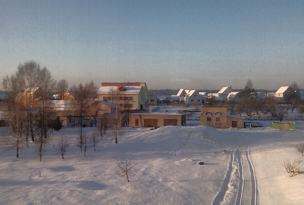Зимний день в Крупках