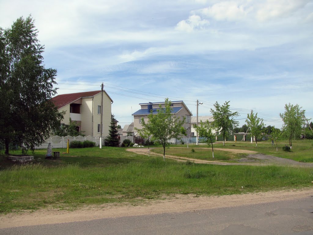 New private houses in Krupki