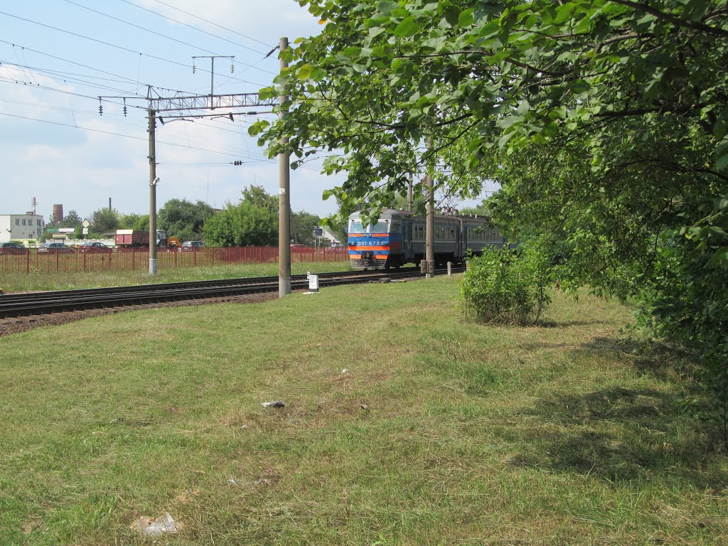 approaching train