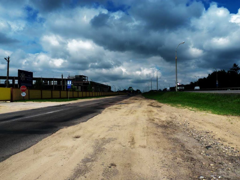 Старая кольцевая дорога, Old way, Minsk, Belarus, 15.06.2014.