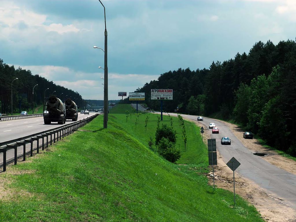 Старая и новая МКАД, Minsk, Belarus, 15.06.2014.