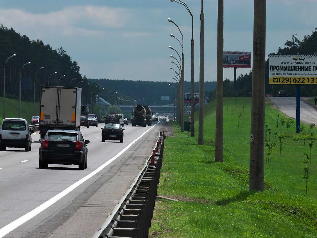 МКАД, Waupshasova str., Minsk, Belarus, 15.06.2014.