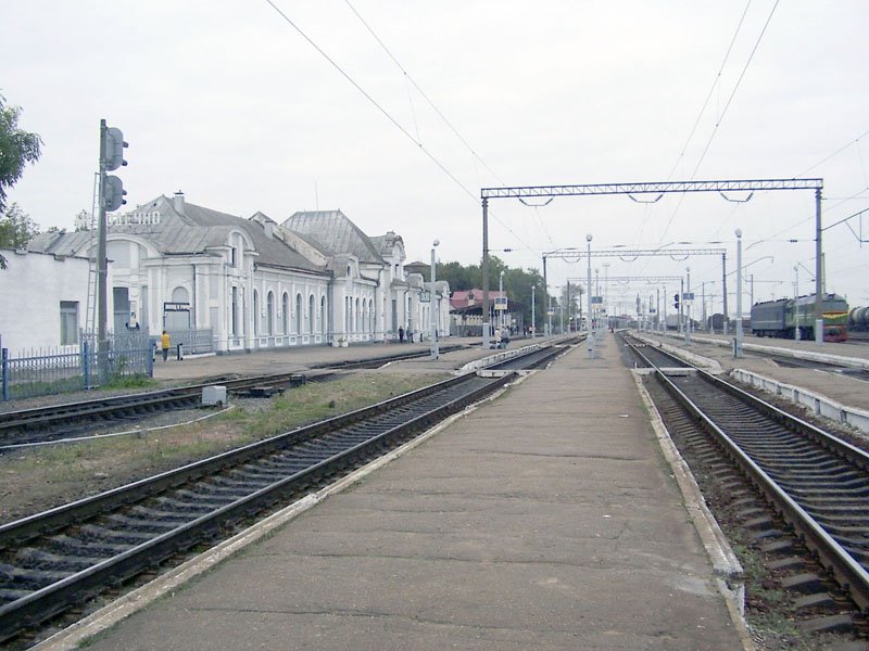 Building of Molodechno rail station