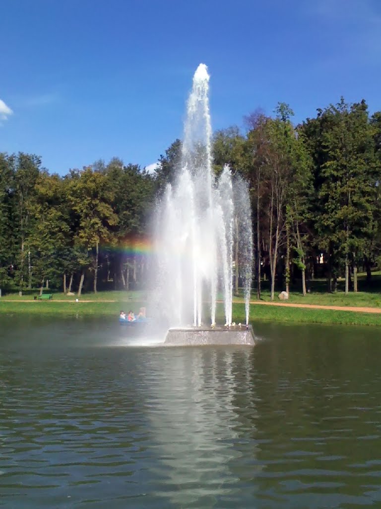Фонтан в парке Молодечно