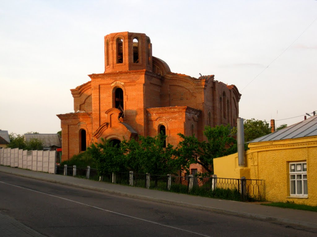 Russian Orthodox church under construction