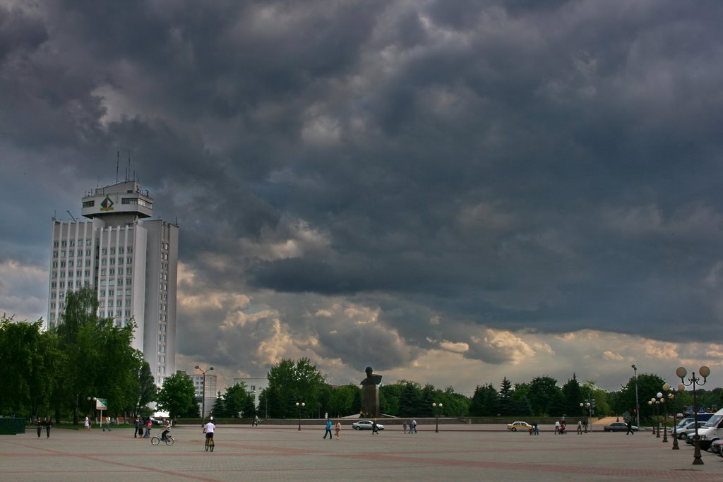 Soligorsk Тучи над городом