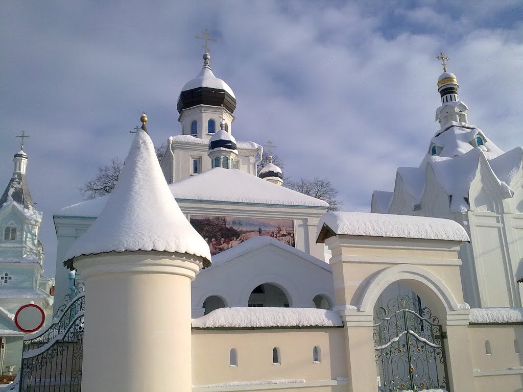 Церковь_д.Чижевичи_наряжается к Рождеству