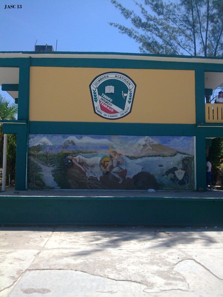 Escudo y Mural en E.S.G.A.