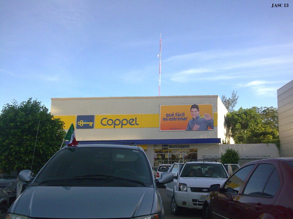 Coppel (desde el estacionamiento de chedraui)