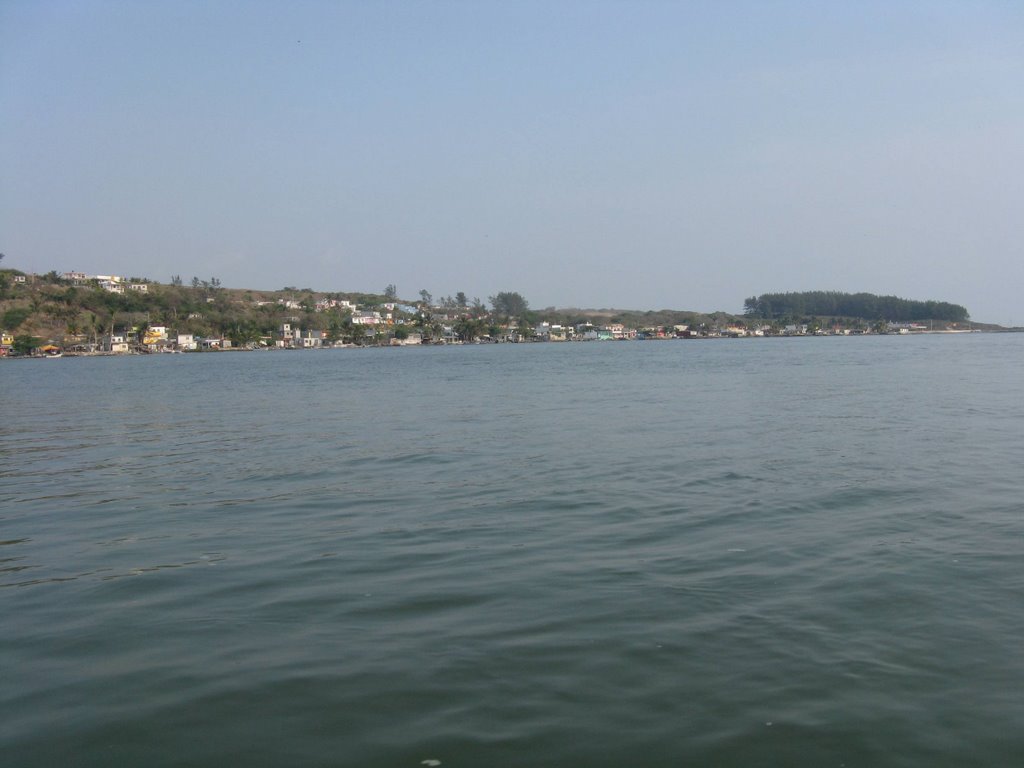 Vista de Alvarado desde el Rio Papaloapan