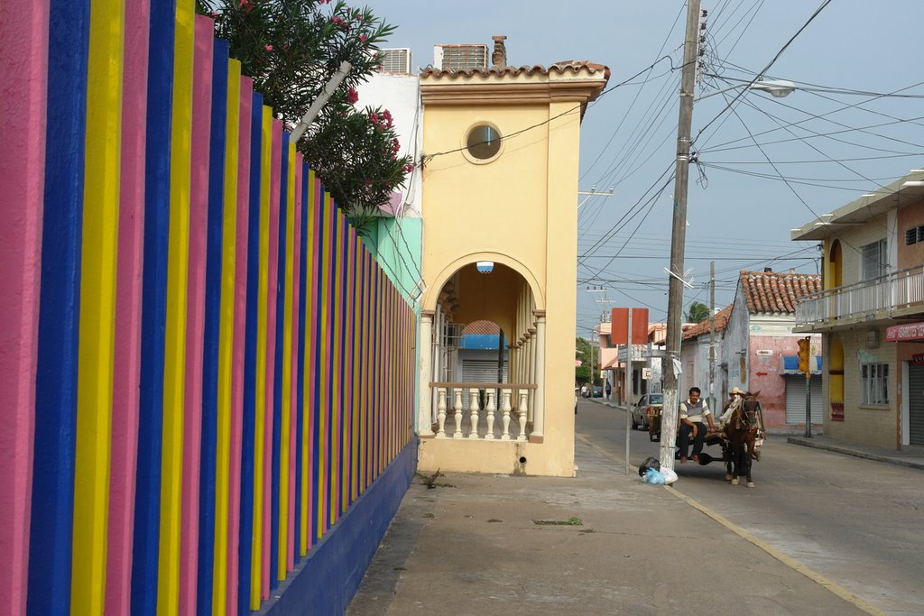 Corredor de escuela Manuel P. Hernández. Alvarado, Ver.