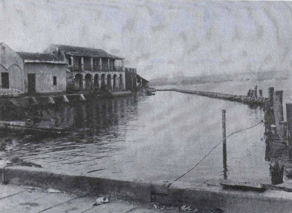 Construcción del malecón en 1948
