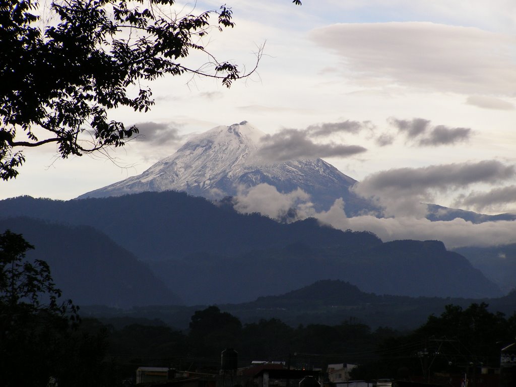 El Ciltlaltépetl en la tarde
