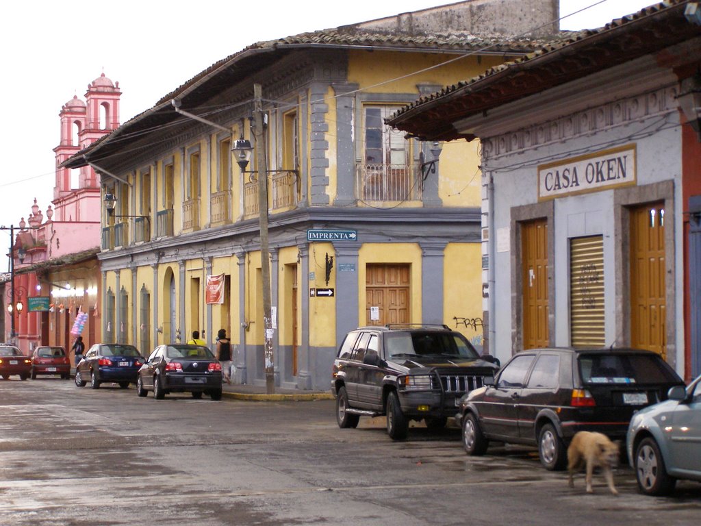 Coatepec, calle principal Jiménez del Campillo