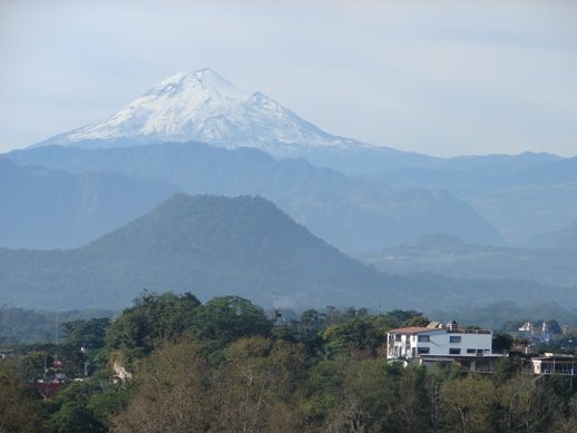 Pico de Orizaba visto desde Coatepec, Veracruz