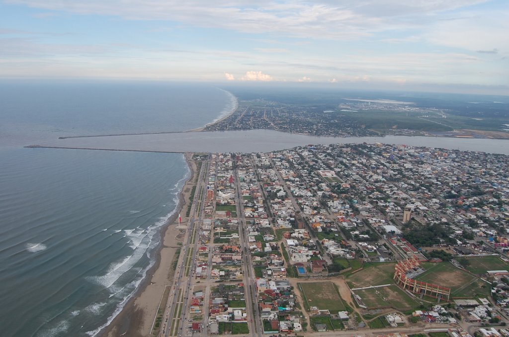 Flying over Coatzacoalcos