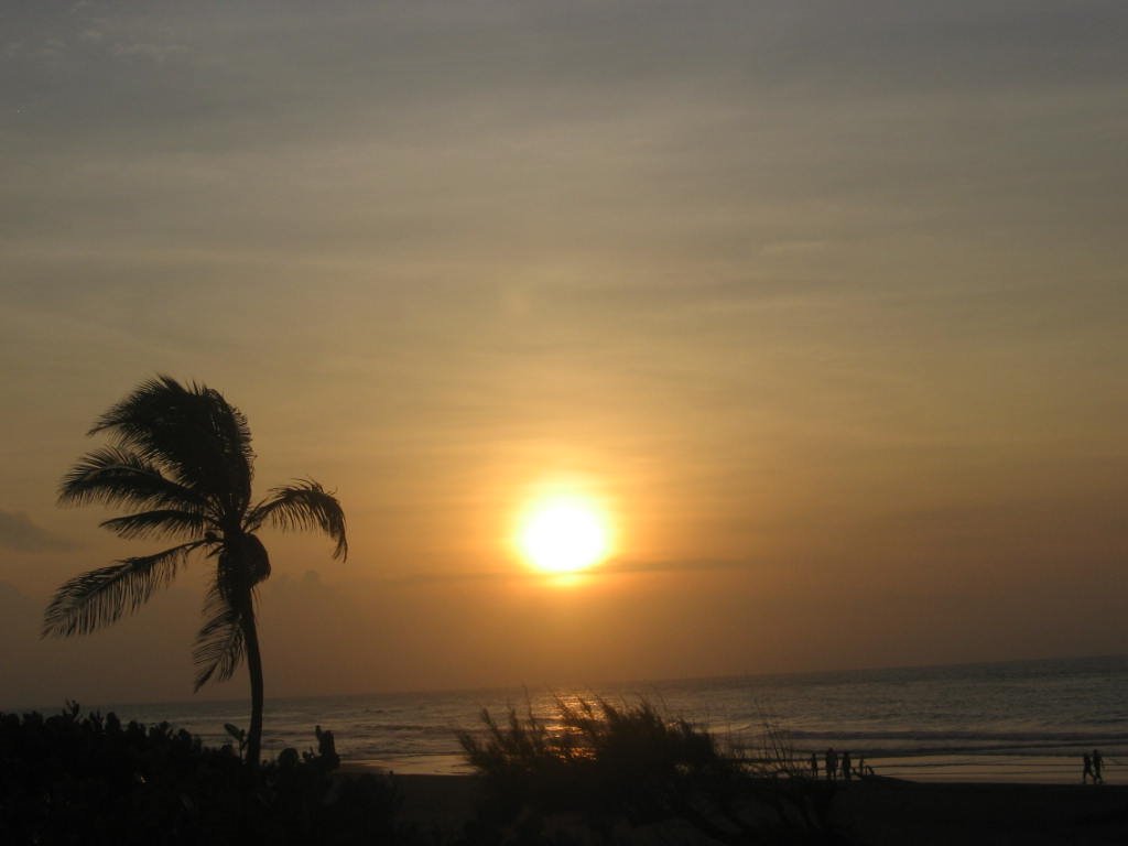 Atardecer en la playa