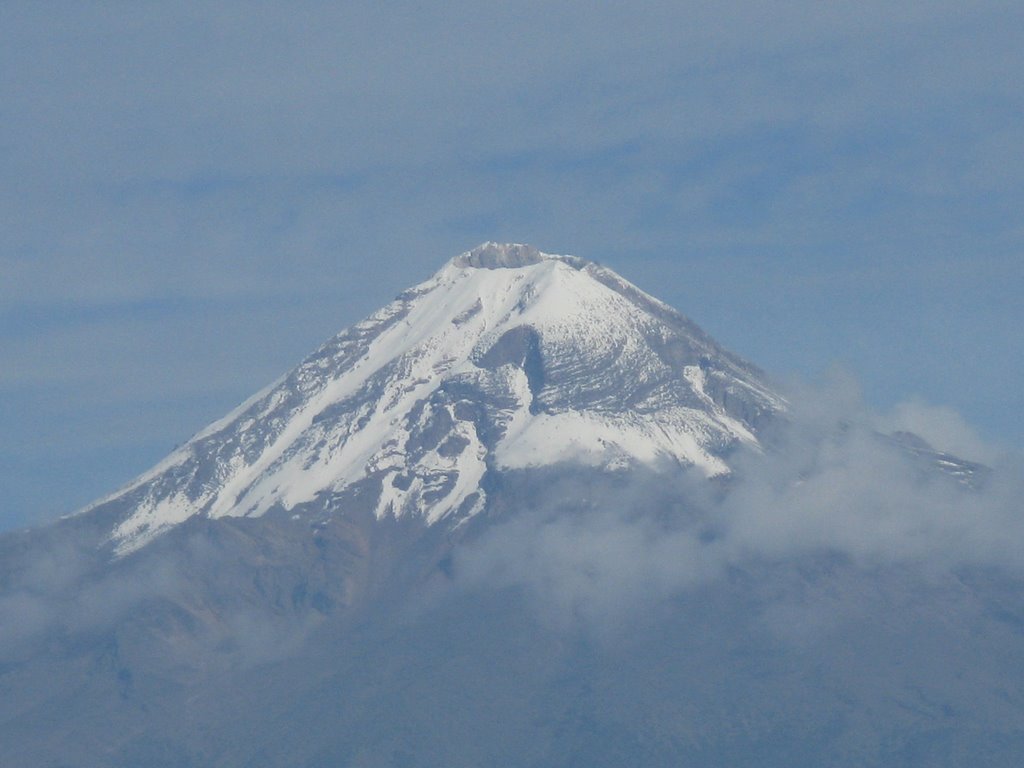 Vista del crater del Pico de Orizaba