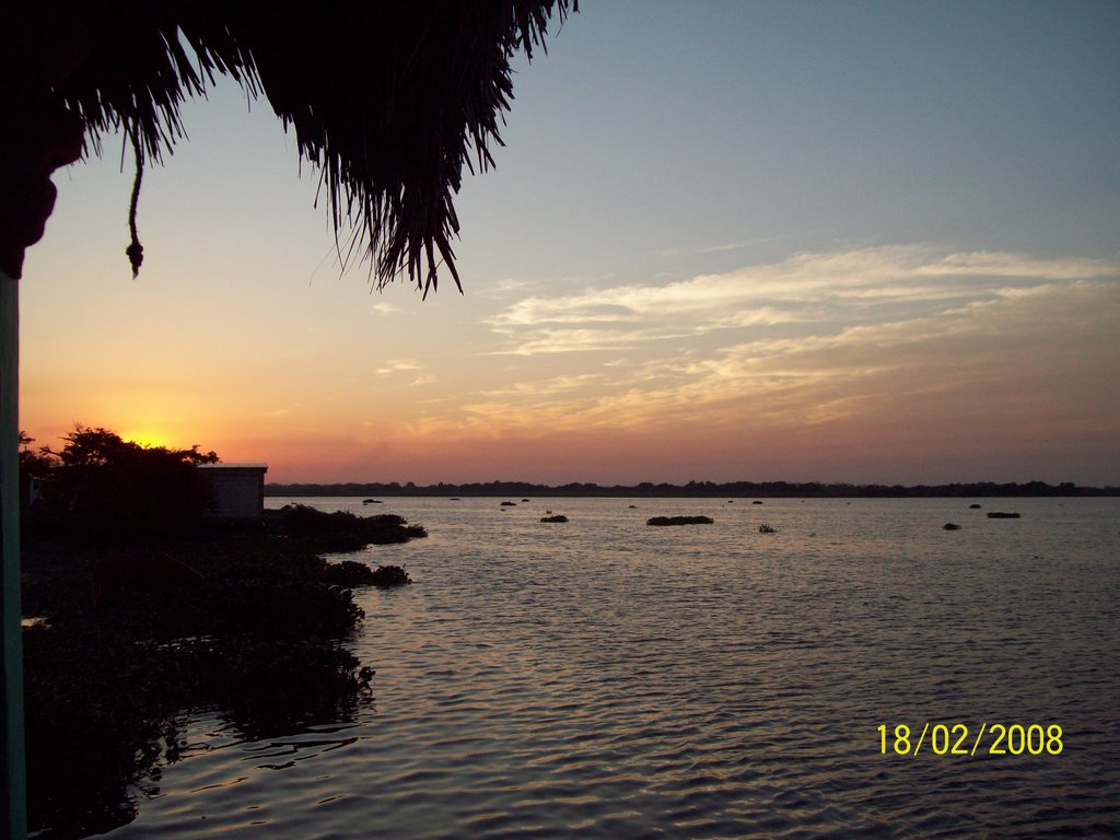 atardecer en mª lizamba tomado desde el chicle
