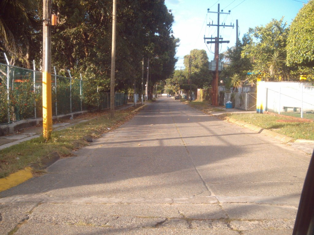 Calle en Minatitlán