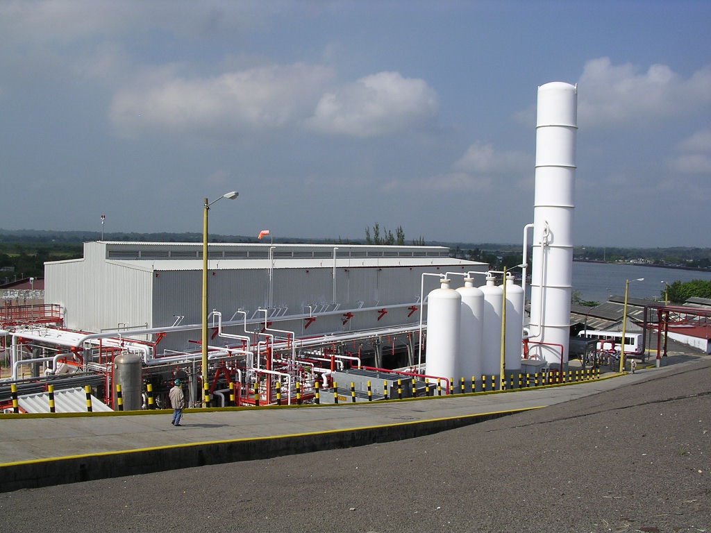 New plant inside Minatitlan Refinery