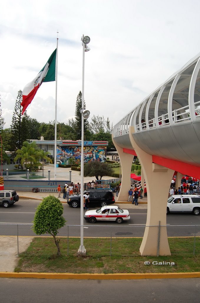 ITM peatonal bridge. Minatitlan