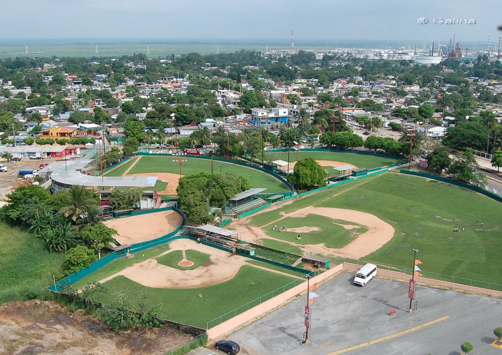 Ligas Pequeñas baseball fields. Minatitlan